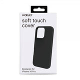 Celly iPhone 16 Pro Deksel CROMO Svart