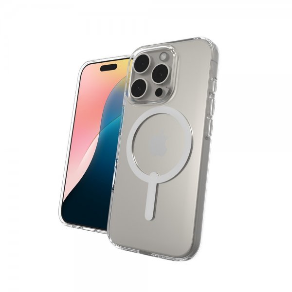 Zagg iPhone 16 Pro Deksel Crystal Palace Lite Snap Transparent