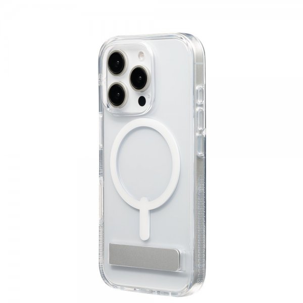 Zagg iPhone 16 Pro Deksel Crystal Palace Snap Kickstand Transparent