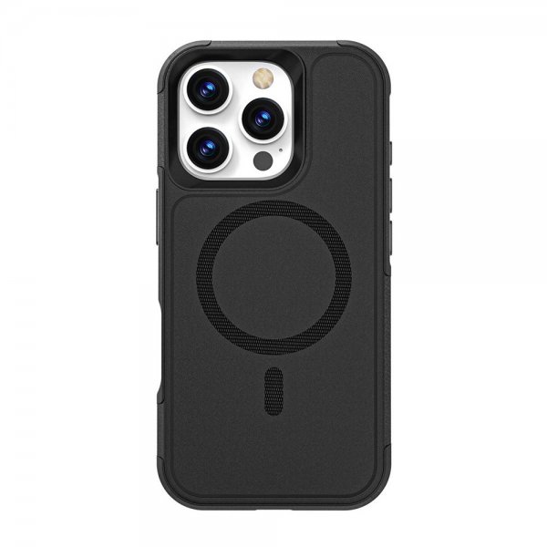 4smarts iPhone 16 Pro Deksel Defend Etui Ultimag Svart