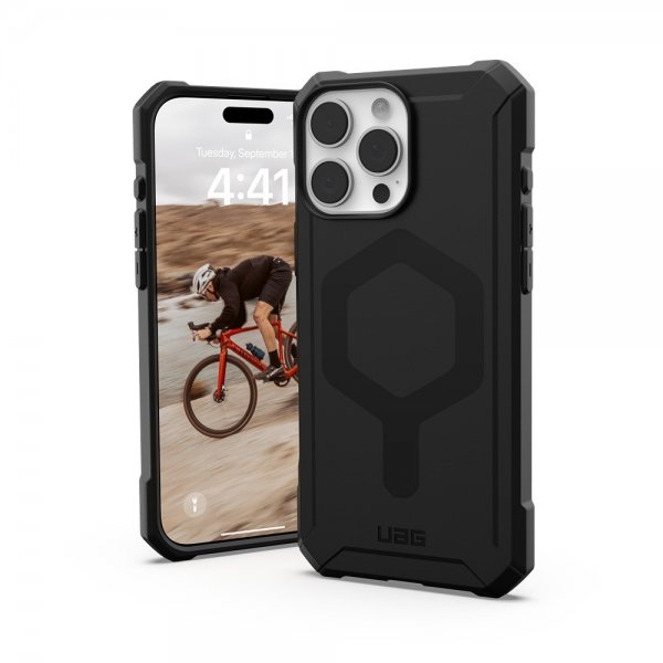 Urban Armor Gear (UAG) iPhone 16 Pro Deksel Essential Armor MagSafe Svart