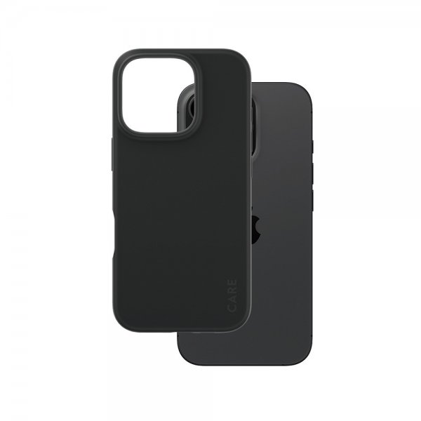 CARE by PanzerGlass iPhone 16 Pro Deksel Fashionable Svart