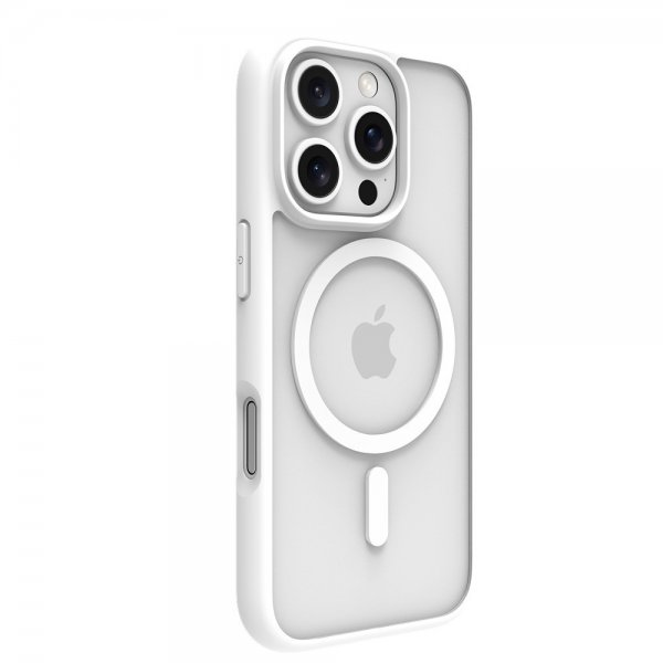 dbramante1928 iPhone 16 Pro Deksel Grenen MagSafe Hvit