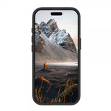 dbramante1928 iPhone 16 Pro Deksel Iceland Ultra D3O MagSafe Kickstand Svart