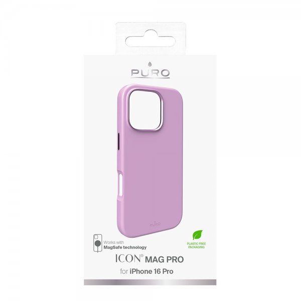 Puro iPhone 16 Pro Deksel ICON Mag Pro Rosa