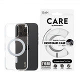 CARE by PanzerGlass iPhone 16 Pro Deksel Kickstand MagSafe Sølv