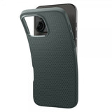 Spigen iPhone 16 Pro Deksel Liquid Air Abyss Green