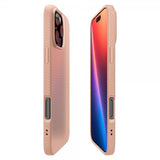 Spigen iPhone 16 Pro Deksel Liquid Air Rose Titanium