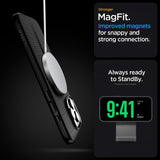 Spigen iPhone 16 Pro Deksel Liquid Air T MagFit Matte Black