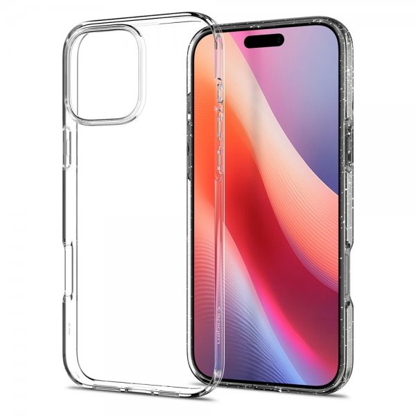 Spigen iPhone 16 Pro Deksel Liquid Crystal Glitter Crystal Quartz
