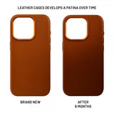 Fixed iPhone 16 Pro Deksel MagLeather Brun