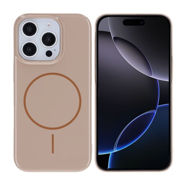 iPhone 16 Pro Deksel TPU MagSafe Glatt Gull