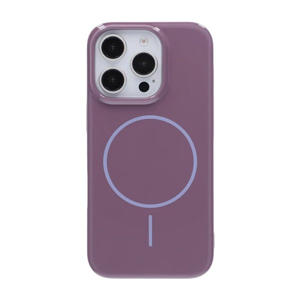 iPhone 16 Pro Deksel TPU MagSafe Glatt Lilla