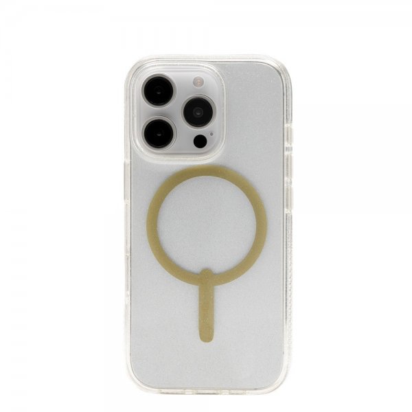 Zagg iPhone 16 Pro Deksel Milan Snap Gold Glitter