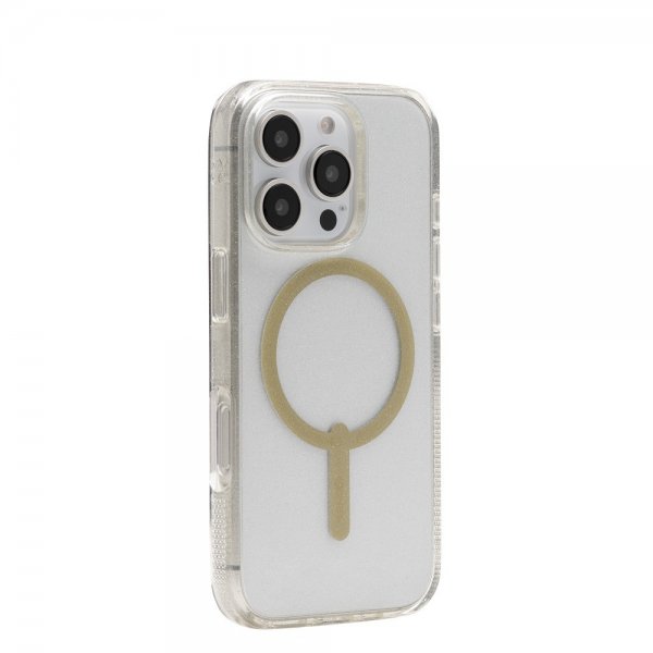 Zagg iPhone 16 Pro Deksel Milan Snap Gold Glitter