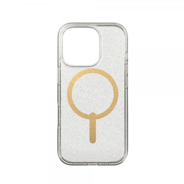 Zagg iPhone 16 Pro Deksel Milan Snap Gold Glitter