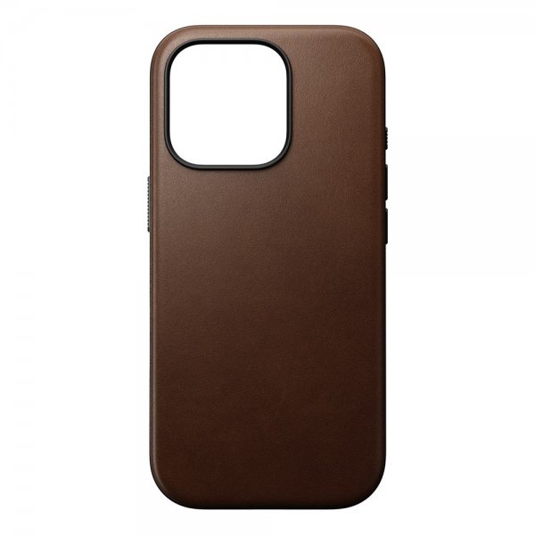 Nomad iPhone 16 Pro Deksel Modern Leather Case Brun