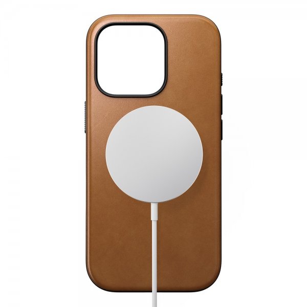 Nomad iPhone 16 Pro Deksel Modern Leather Case English Tan