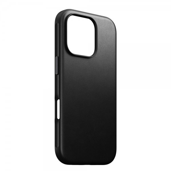 Nomad iPhone 16 Pro Deksel Modern Leather Case Svart