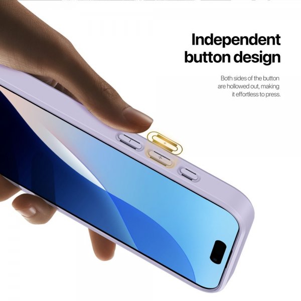 Dux Ducis iPhone 16 Pro Deksel Rafi II Series MagSafe Lilla