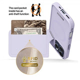 Dux Ducis iPhone 16 Pro Deksel Rafi II Series MagSafe Lilla