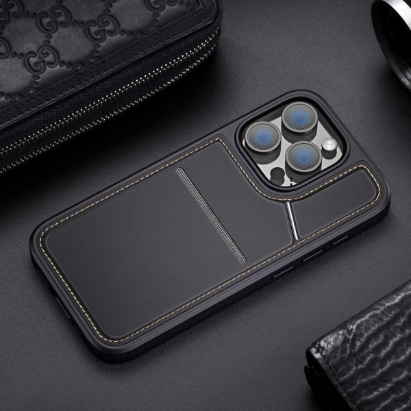 Dux Ducis iPhone 16 Pro Deksel Rafi II Series MagSafe Svart