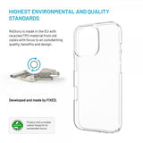 Fixed iPhone 16 Pro Deksel ReStory Transparent