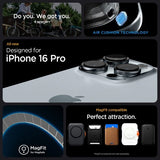 Spigen iPhone 16 Pro Deksel Rugged Armor MagFit Grå