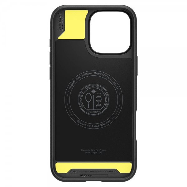 Spigen iPhone 16 Pro Deksel Rugged Armor MagFit Matte Black