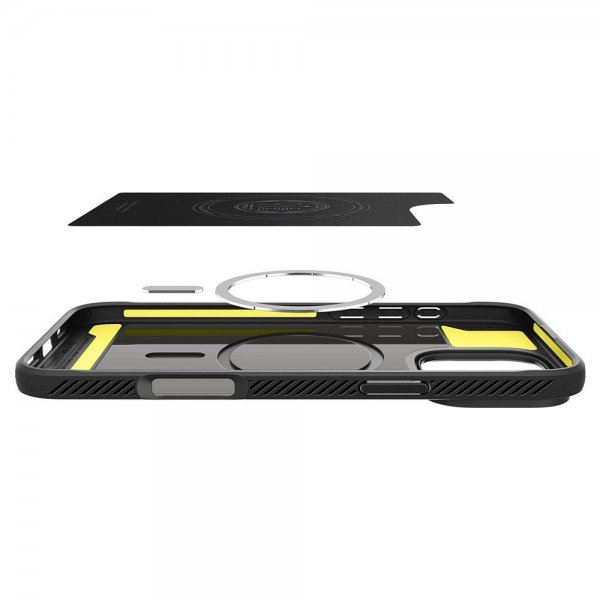 Spigen iPhone 16 Pro Deksel Rugged Armor MagFit Matte Black