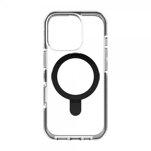 Zagg iPhone 16 Pro Deksel Santa Cruz Snap Ring Stand Svart
