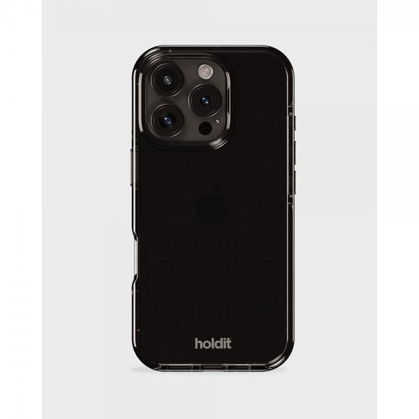 holdit iPhone 16 Pro Deksel Seethru Svart