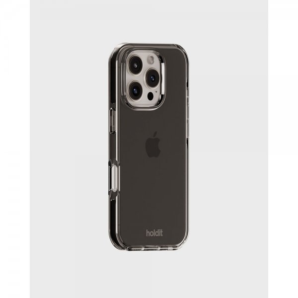 holdit iPhone 16 Pro Deksel Seethru Svart