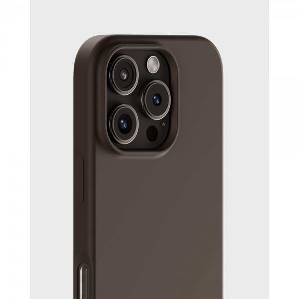 holdit iPhone 16 Pro Deksel Silikon Chocolate