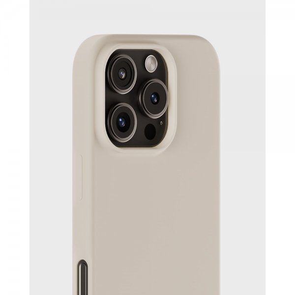 holdit iPhone 16 Pro Deksel Silikon Light Beige