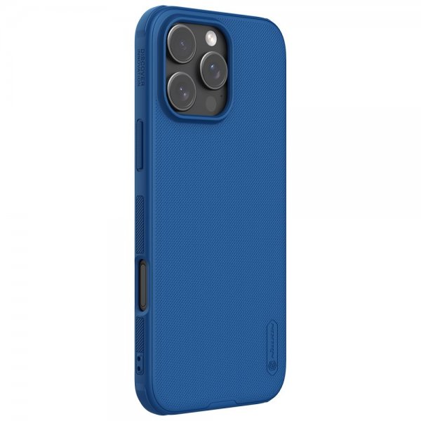 Nillkin iPhone 16 Pro Deksel Super Frosted Shield Pro MagSafe Blå