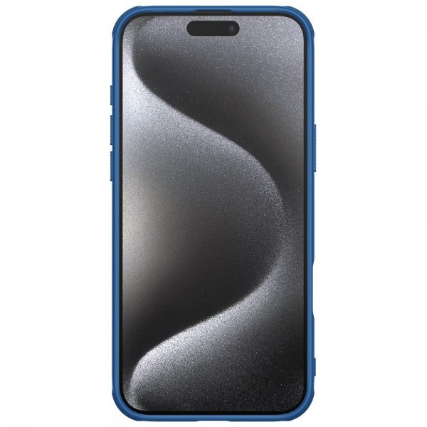 Nillkin iPhone 16 Pro Deksel Super Frosted Shield Pro MagSafe Blå