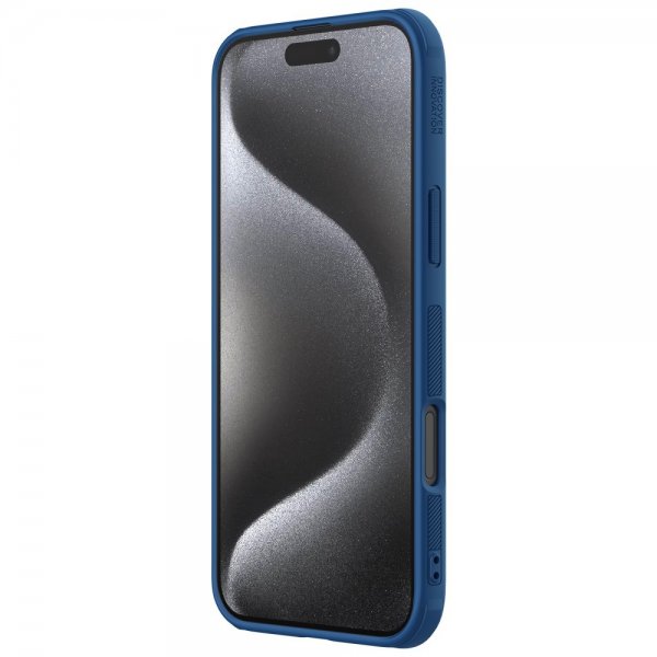 Nillkin iPhone 16 Pro Deksel Super Frosted Shield Pro MagSafe Blå