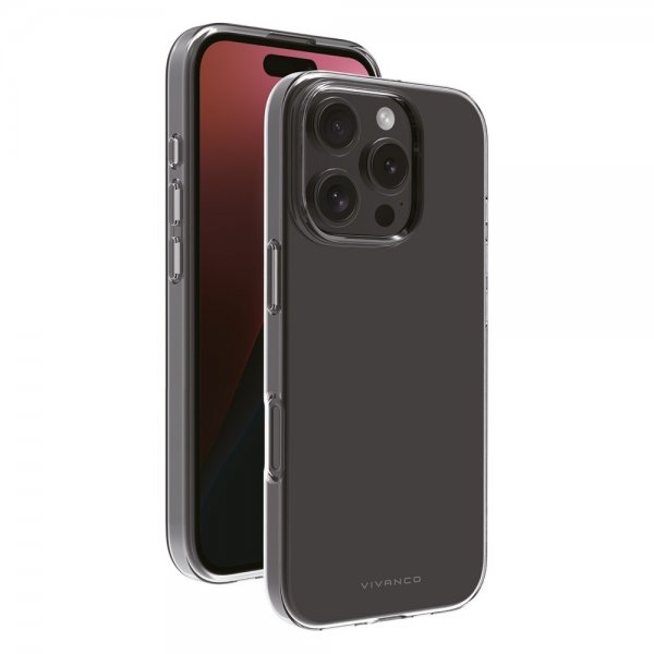 Vivanco iPhone 16 Pro Deksel Super Slim Transparent