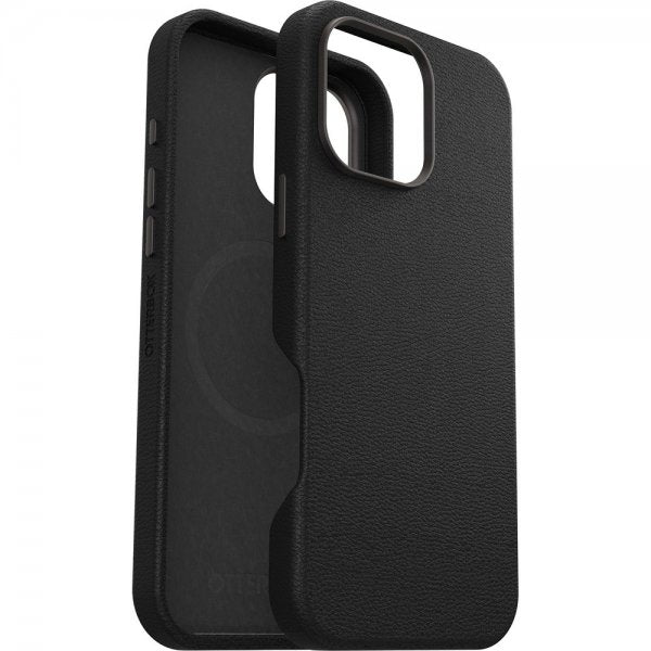 Otterbox iPhone 16 Pro Deksel Symmetry Cactus Leather MagSafe Noir Ash