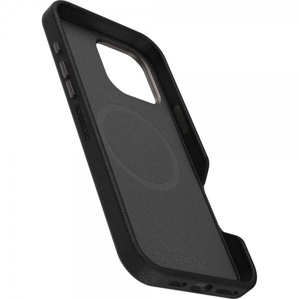 Otterbox iPhone 16 Pro Deksel Symmetry Cactus Leather MagSafe Noir Ash