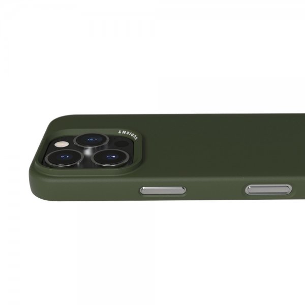 Nudient iPhone 16 Pro Deksel Thin Case MagSafe Pine Green