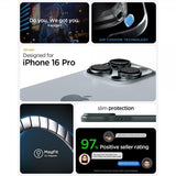 Spigen iPhone 16 Pro Deksel Thin Fit MagFit Abyss Green