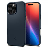 Spigen iPhone 16 Pro Deksel Thin Fit MagFit Metal Slate