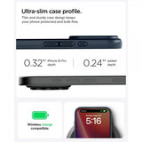 Spigen iPhone 16 Pro Deksel Thin Fit MagFit Metal Slate