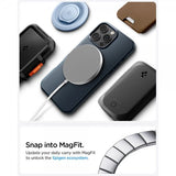 Spigen iPhone 16 Pro Deksel Thin Fit MagFit Metal Slate