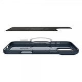 Spigen iPhone 16 Pro Deksel Thin Fit MagFit Metal Slate