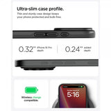 Spigen iPhone 16 Pro Deksel Thin Fit MagFit Svart