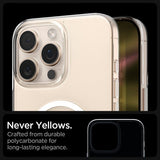 Spigen iPhone 16 Pro Deksel Thin Fit T MagFit Clear White
