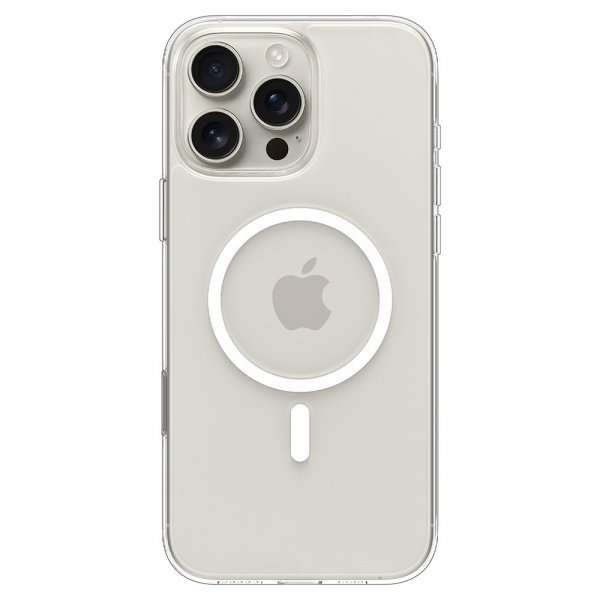 Spigen iPhone 16 Pro Deksel Thin Fit T MagFit Clear White